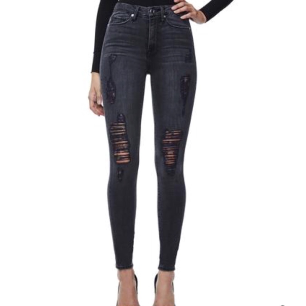 GOOD AMERICAN JEANS Black 10 | 30 (Good Waist)